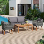 Set Conversazione da Patio 4 Pezzi ZZ
