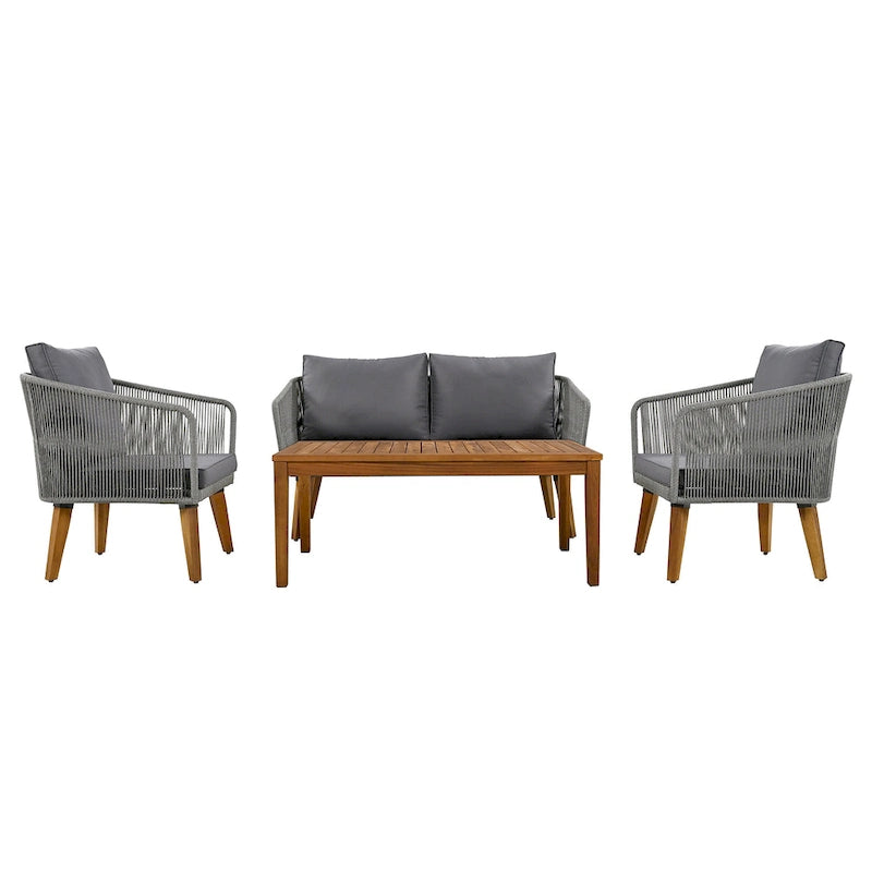 Set Conversazione da Patio 4 Pezzi ZZ