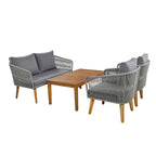 Set Conversazione da Patio 4 Pezzi ZZ