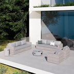 Set da salotto Avalon 10 pezzi con braciere