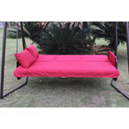 Letto a dondolo da esterno con baldacchino