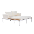 Daybed Moderno da Esterno in Metallo per Patio