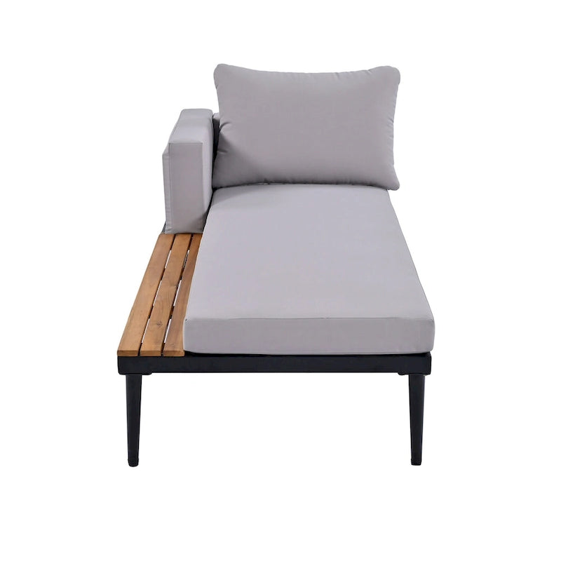 Daybed Moderno da Esterno in Metallo per Patio
