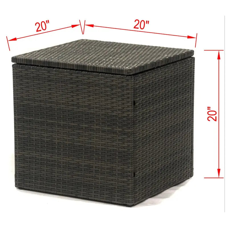 Cubo Contenitore Intrecciato da Esterno Jackson