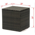 Cubo Contenitore Intrecciato da Esterno Jackson