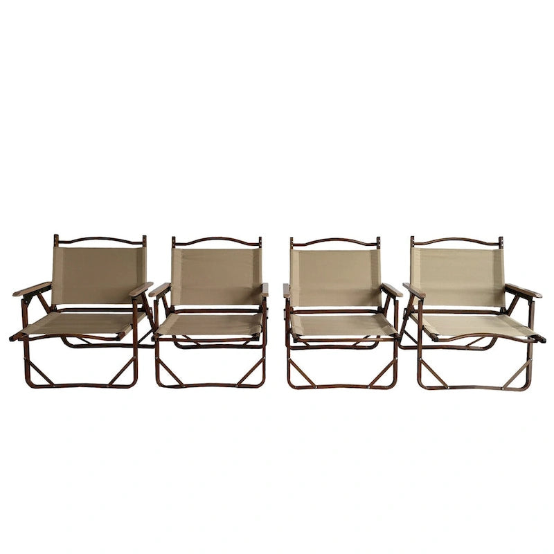 Sedia pieghevole e portatile con braccioli per bambini, set da 4