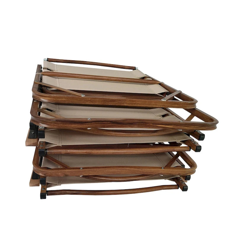 Sedia pieghevole e portatile con braccioli per bambini, set da 4
