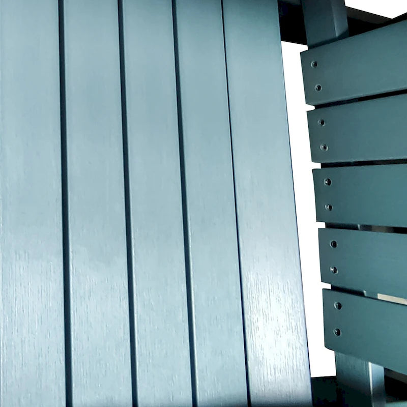 Sedia Adirondack in plastica per esterni resistente alle intemperie blu - 9' x 12'