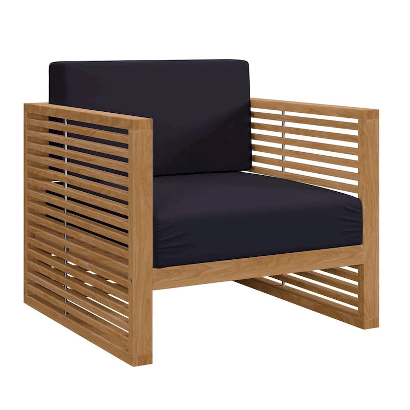 Poltrona da esterni Carlsbad in legno di teak