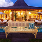 Seven Seas Teak El Mar Panchina da Esterno in Teak, 6 Piedi