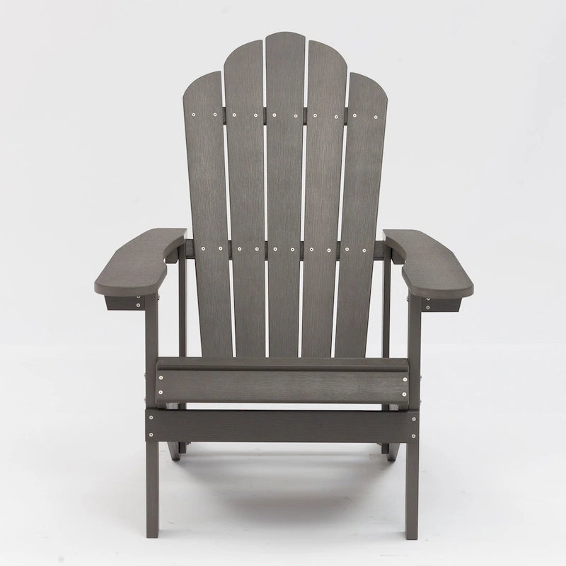 Sedia Adirondack Pieghevole da Esterno Grigia - 9' x 12'