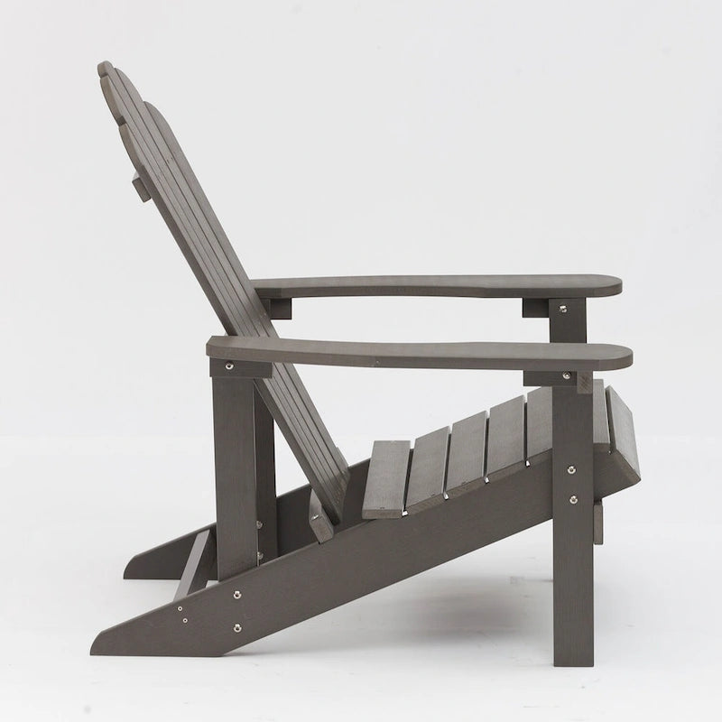 Sedia Adirondack Pieghevole da Esterno Grigia - 9' x 12'