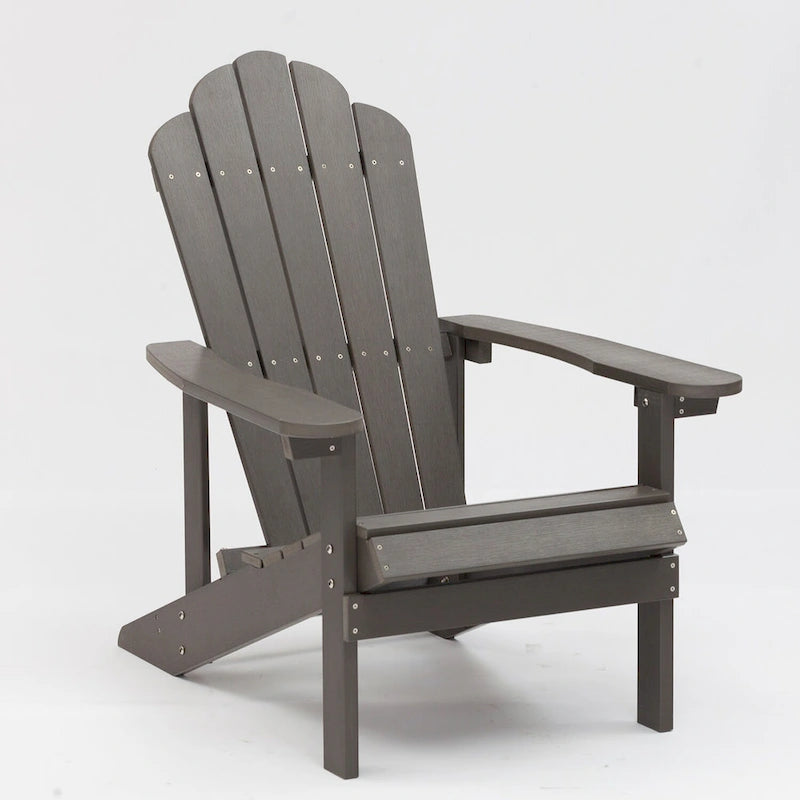 Sedia Adirondack Pieghevole da Esterno Grigia - 9' x 12'