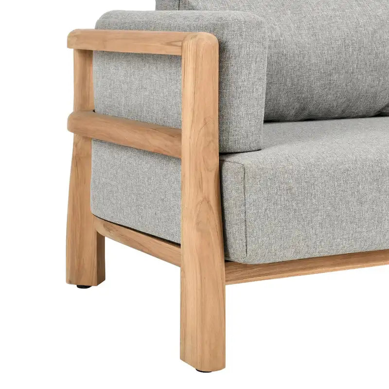 Divano da esterno in legno di teak Aston Classic Home