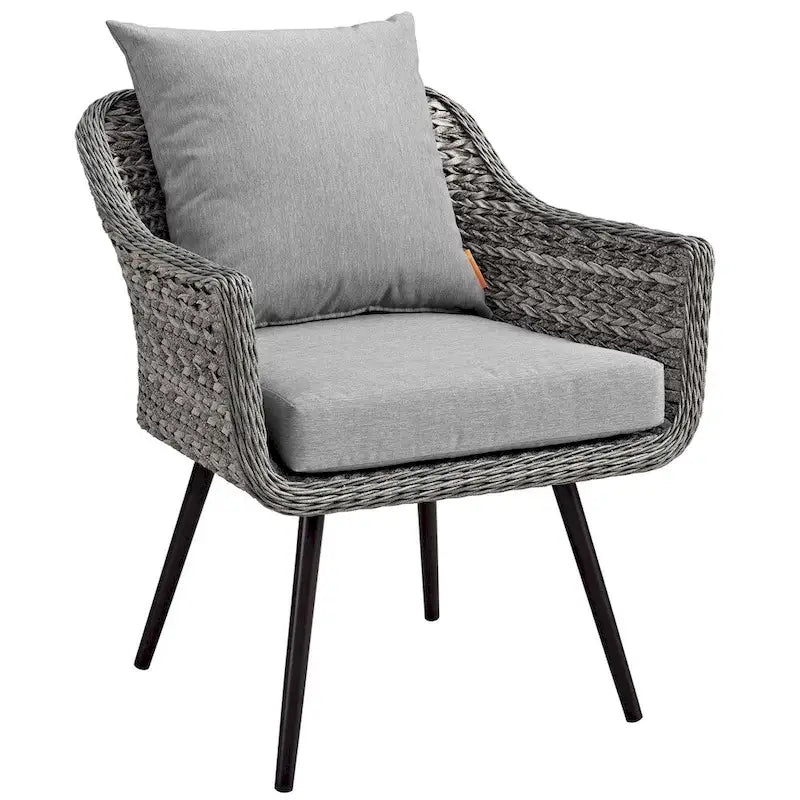 Poltrona da Esterno Endeavor in Rattan Intrecciato Set da 2
