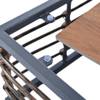 Set di divani componibili da esterno, set mobili da giardino, 7 pezzi