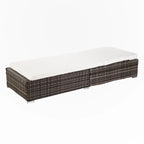 Letto da piscina in rattan per esterni