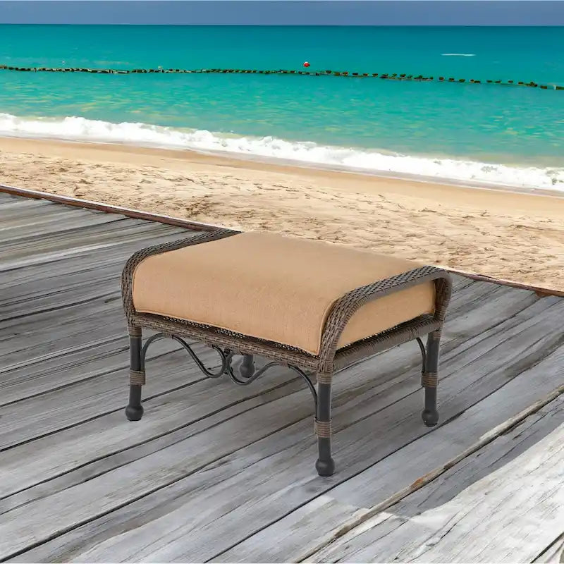 Pouf da esterno Grand Bonaire Weave