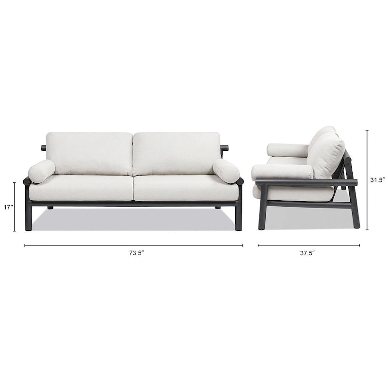 Set da conversazione da esterno Zara 4 pezzi