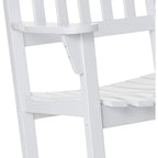 Sedia a dondolo da esterno in legno Cambridge Casual Monroe, 2 pezzi