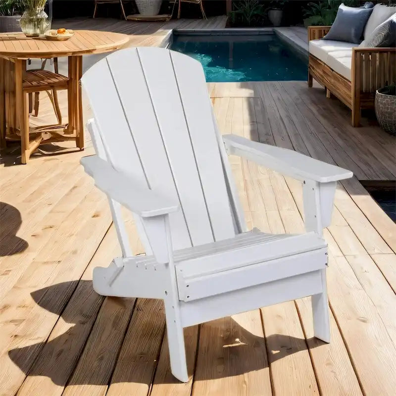 Sedia Adirondack Ergonomica Pieghevole con Gambe