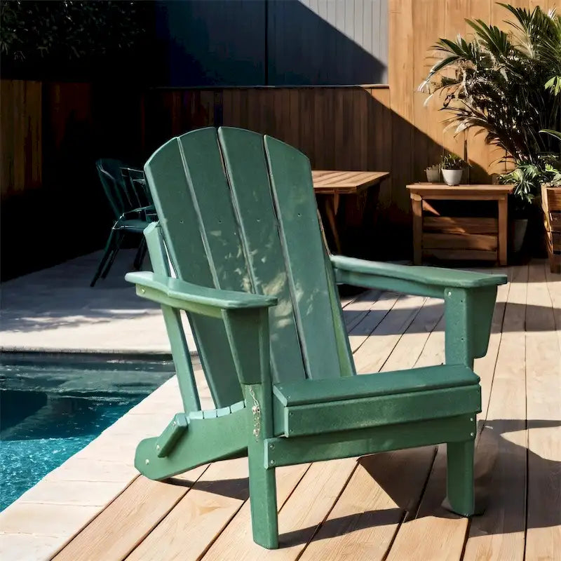 Sedia Adirondack Ergonomica Pieghevole con Gambe