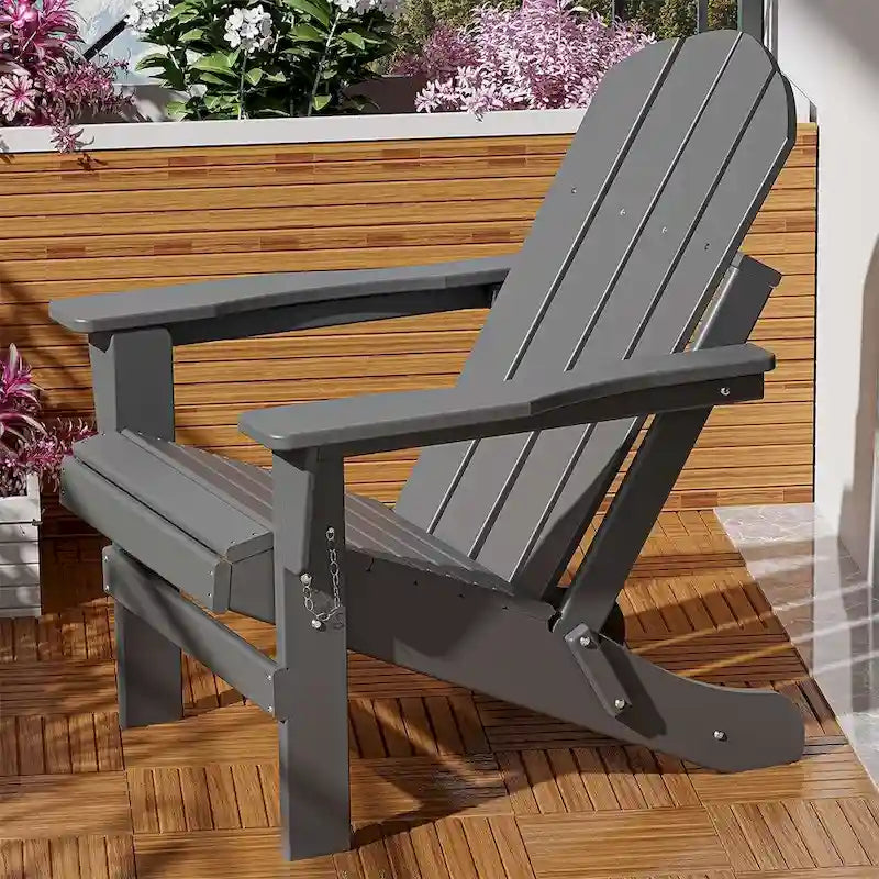 Sedia Adirondack Ergonomica Pieghevole con Gambe