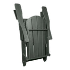 Sedia Adirondack Ergonomica Pieghevole con Gambe