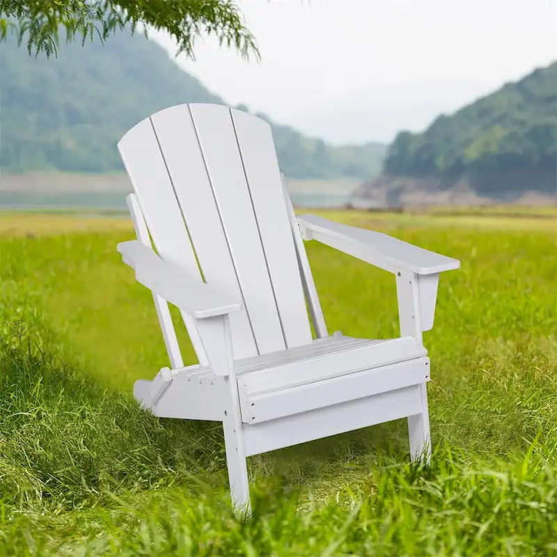 Sedia Adirondack Ergonomica Pieghevole con Gambe