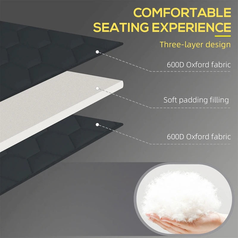 Set di chaise longue pieghevoli
