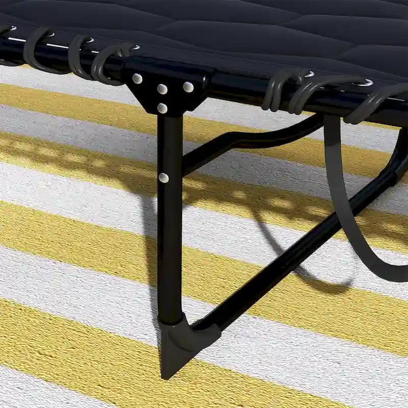 Set di chaise longue pieghevoli