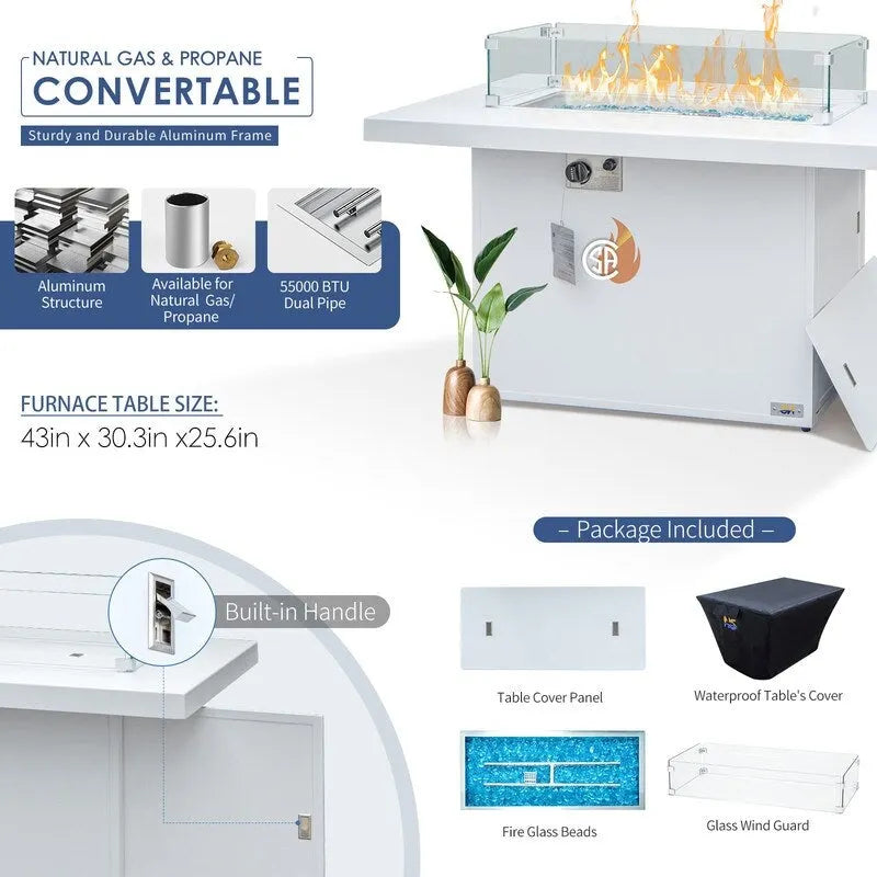 Set da salotto componibile da esterno a 11 pezzi di grandi dimensioni in alluminio con sedute profonde e chaise longue FINCATI