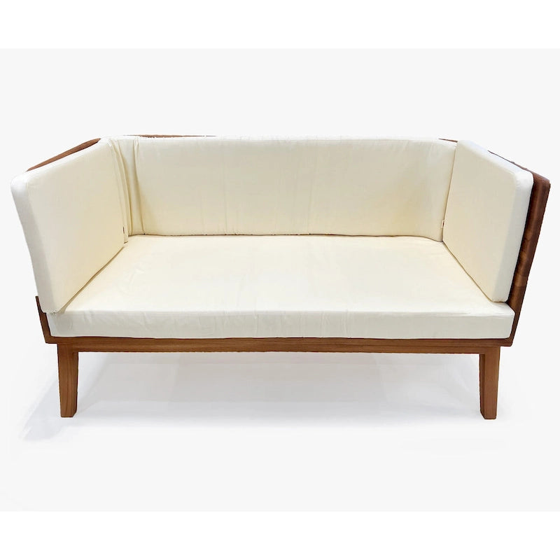 Set da Salotto Profondo LuXeo Olivia in Teak - 4 Posti