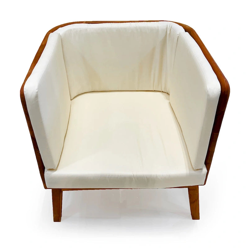 Set da Salotto Profondo LuXeo Olivia in Teak - 4 Posti