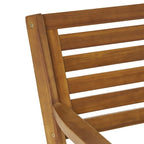 Set di 2 sedie da pranzo in legno per esterni - come da immagine