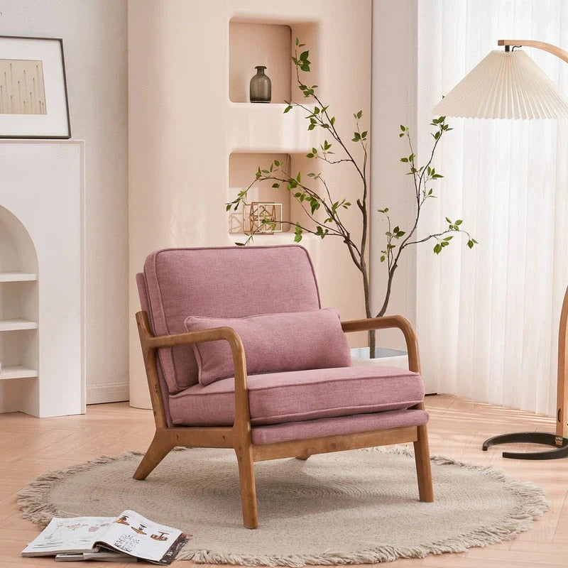 Poltrona imbottita Mid-Century Modern