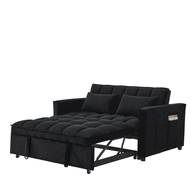 Divano letto matrimoniale con penisola reversibile