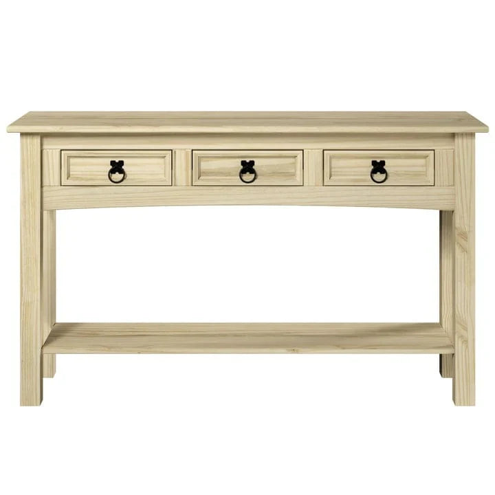 Console de table en bois 3 tiroirs Corona | Furniture Dash - S.O.