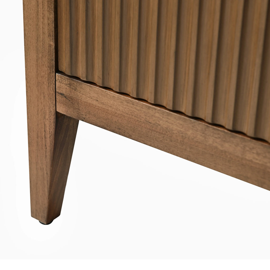 Mobile lavabo doppio Vanity Art 72 per bagno, con top in marmo tecnico