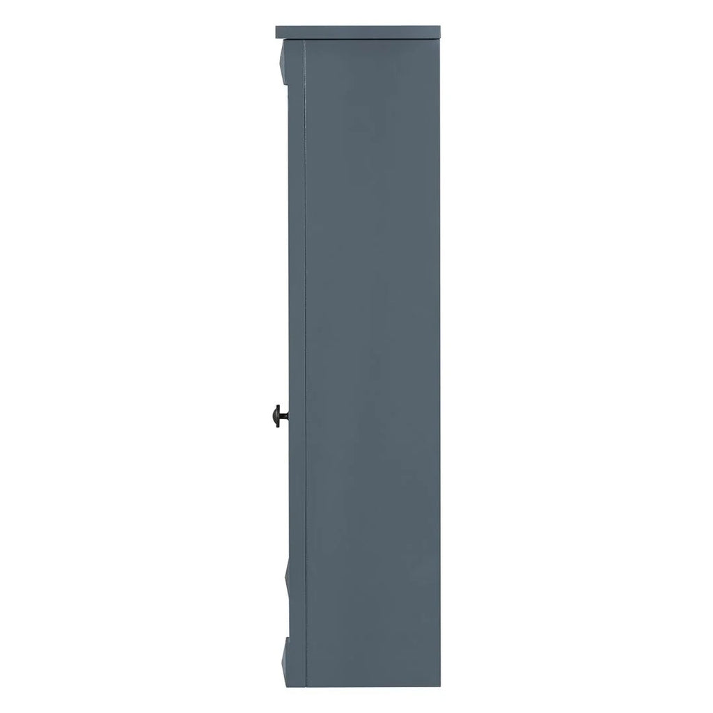 Mobile bagno moderno da 90 cm con lavabo integrato e specchiera, 2 ante e 2 cassetti