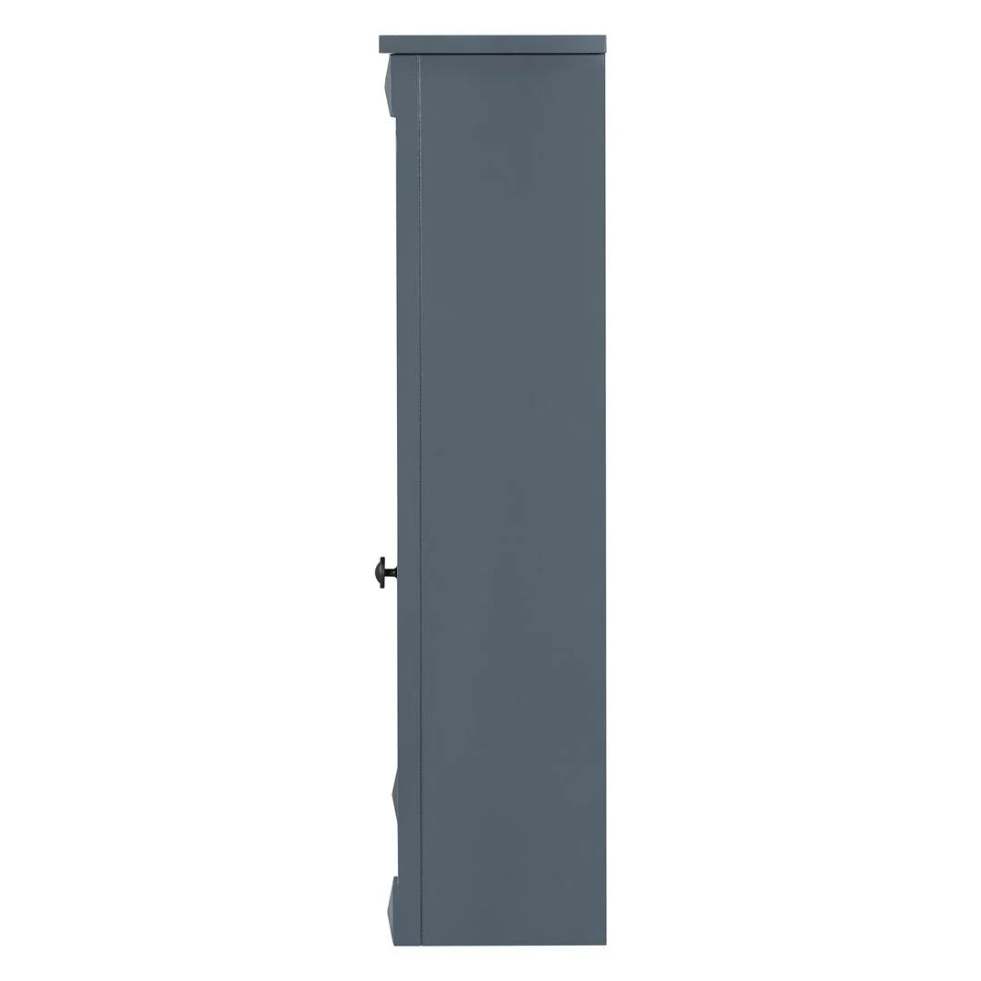 Mobile bagno moderno da 90 cm con lavabo integrato e specchiera, 2 ante e 2 cassetti