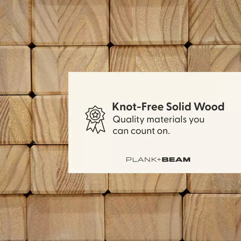 Letto a castello in legno massello stile rustico Plank+Beam per adulti (due letti singoli)