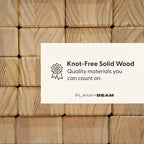 Letto a castello in legno massello stile rustico Plank+Beam per adulti (due letti singoli)