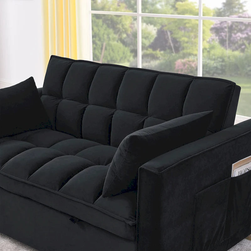 Divano letto matrimoniale con penisola reversibile