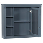 Mobile bagno moderno da 90 cm con lavabo integrato e specchiera, 2 ante e 2 cassetti