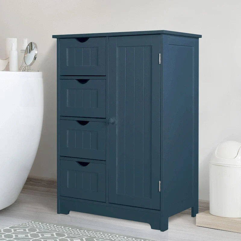 Mobiletto contenitore da bagno VEIKOUS con 4 cassetti