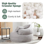 Poltrona Divano Pigro Rotondo – Bianco/Blu/Grigio/Giallo/Arancione/Rosarossa/Blu Scuro/Verde, Posto Singolo e Coppia