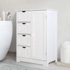 Mobiletto contenitore da bagno VEIKOUS con 4 cassetti