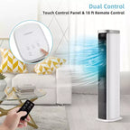 Costway Raffrescatore Evaporativo Portatile 3-In-1 Ventilatore a Torre Senza Pale da 40'' con Timer