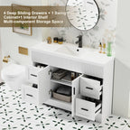 Mobile bagno 30/36/48 Wavy Line con lavabo e rubinetto